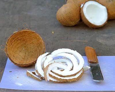 Sliced Coconut Kernel